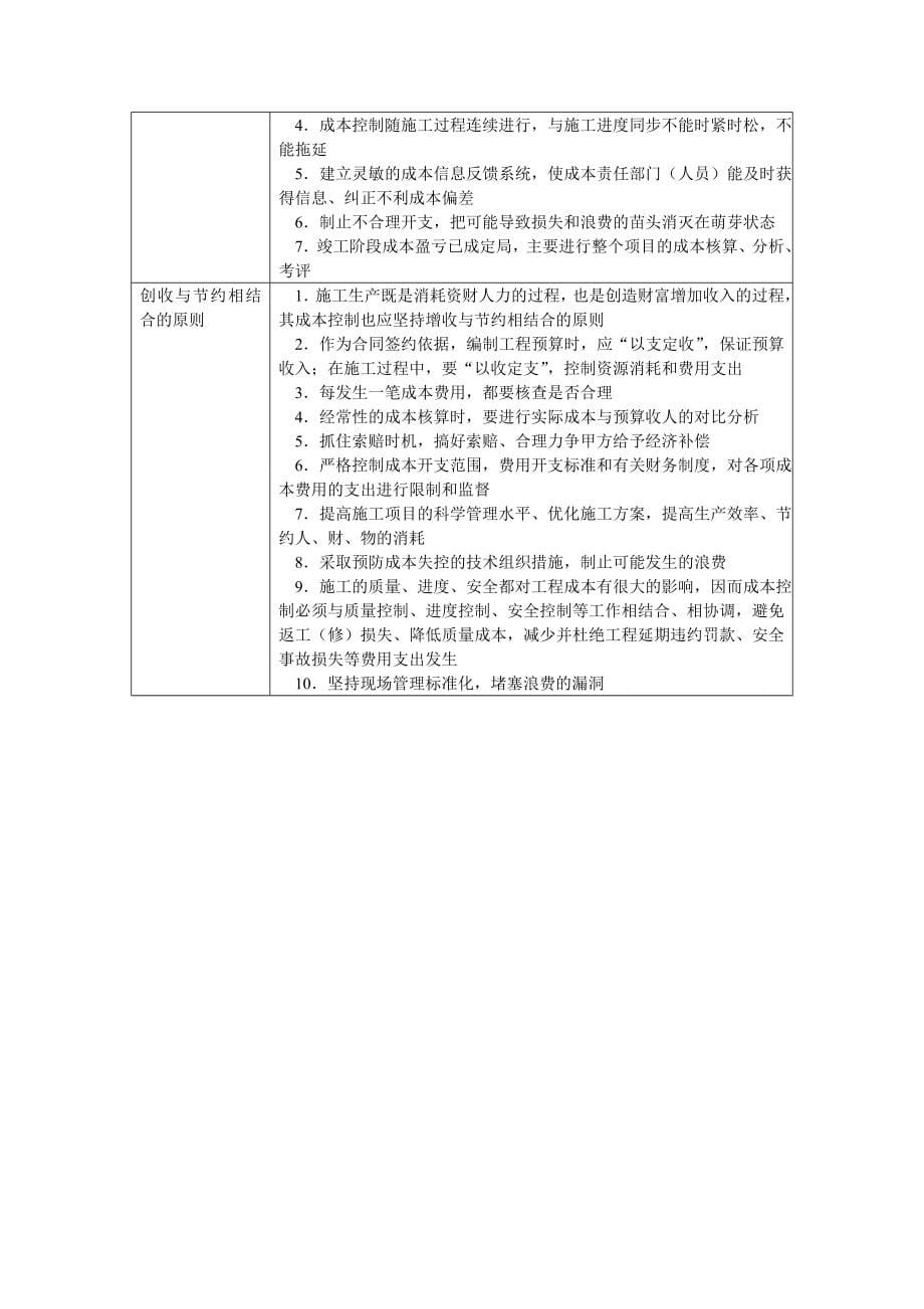 施工项目管理系列之施工项目成本控制_第5页