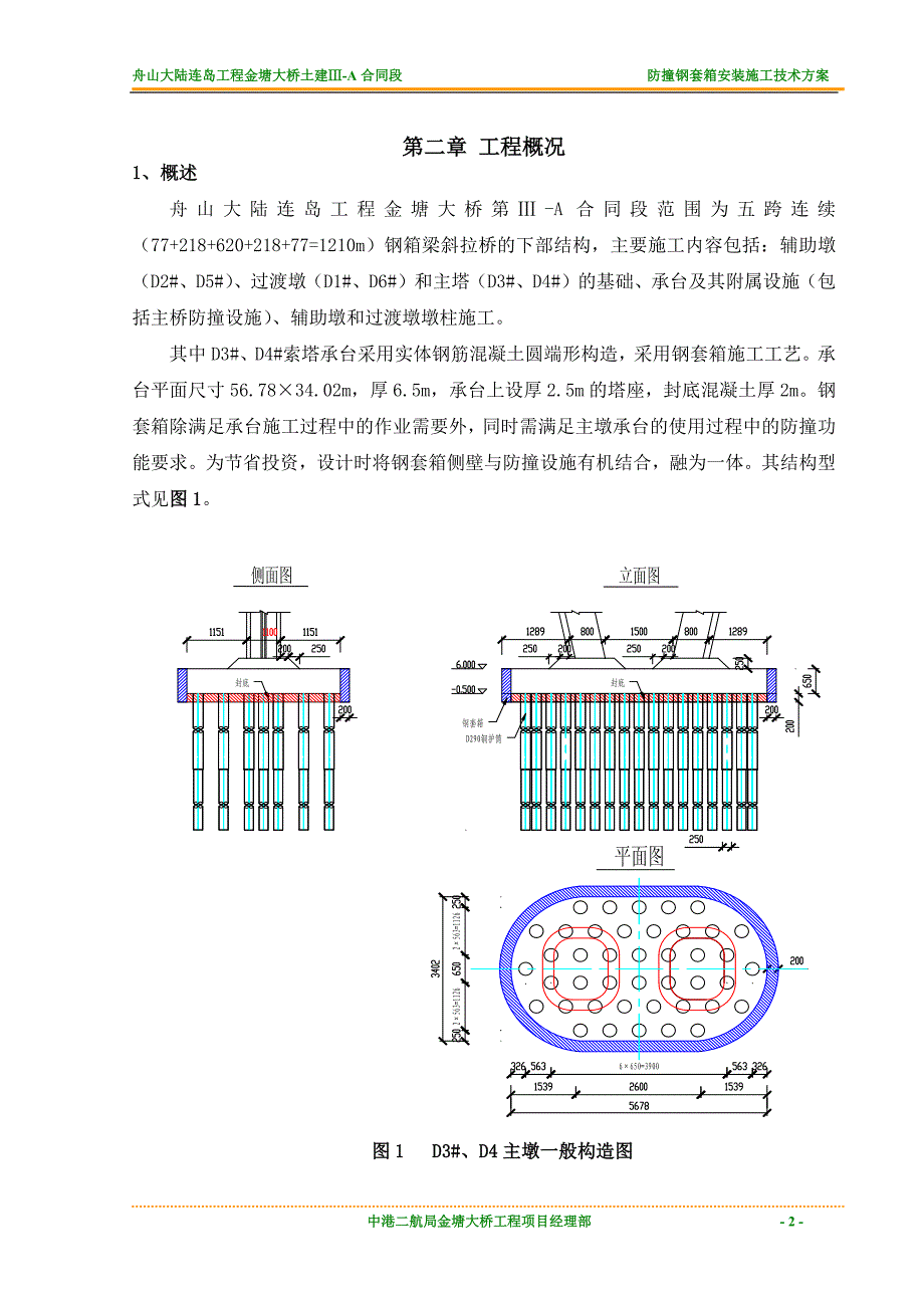 钢套箱安装施工技术方案培训资料_第2页