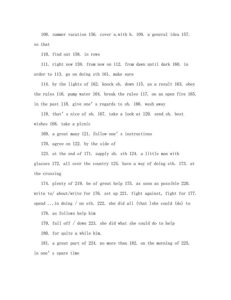 最新vi高中英语人教新课标必修一至必修五765个短语大全ua优秀名师资料_第3页