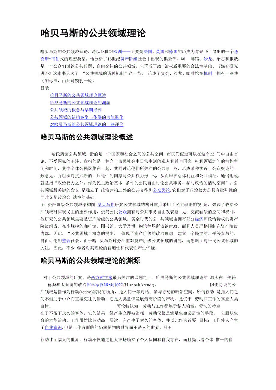 哈贝马斯公共领域理论_第1页