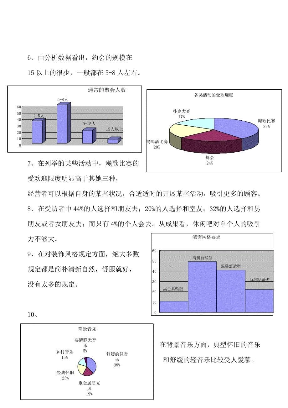 对于大学生休闲娱乐消费习惯的调研_第5页