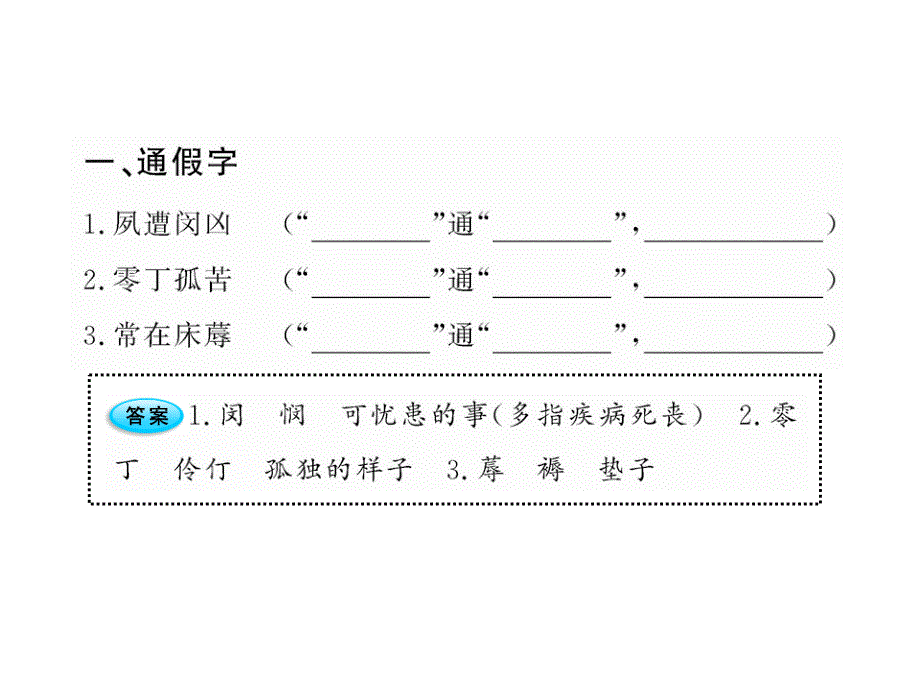 2011版语文全程学习方略课件（必修5）：7陈情表_第2页