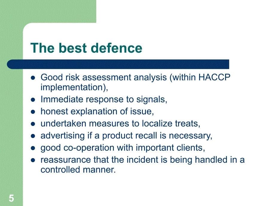 Analytical methods in assurance of food quality, safety and origin在保证食品质量的分析方法安全和起源_第5页