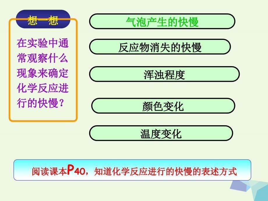 高中化学 第二章 化学键化学反应与能量 第二节 化学反应的快慢和限度课件 鲁科版必修2_第5页