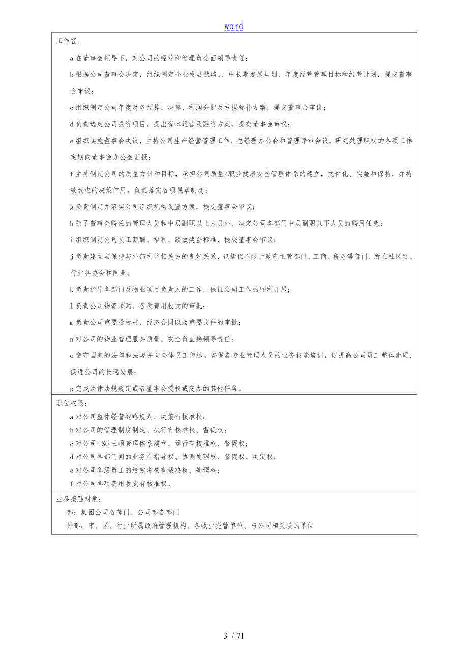 公司管理系统职位说明书_第3页