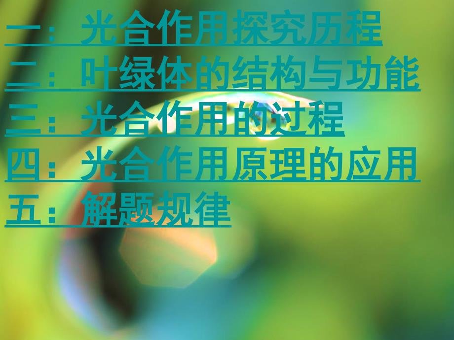 人教版教学课件光合作用的课件济宁市第一中学王中伟课件_第3页