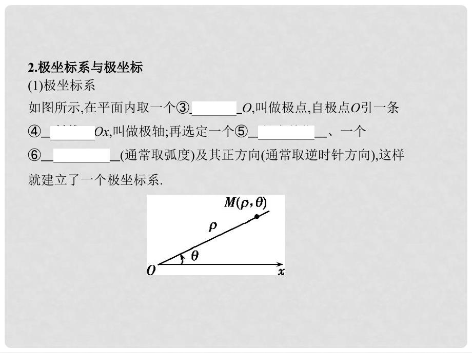 高三数学一轮复习 坐标系与参数方程 第一节 坐标系课件 文_第3页