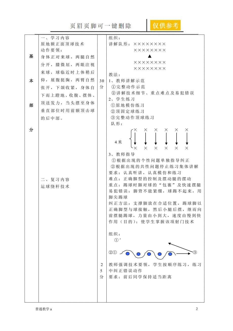 脚背内侧踢球教案学校材料_第2页