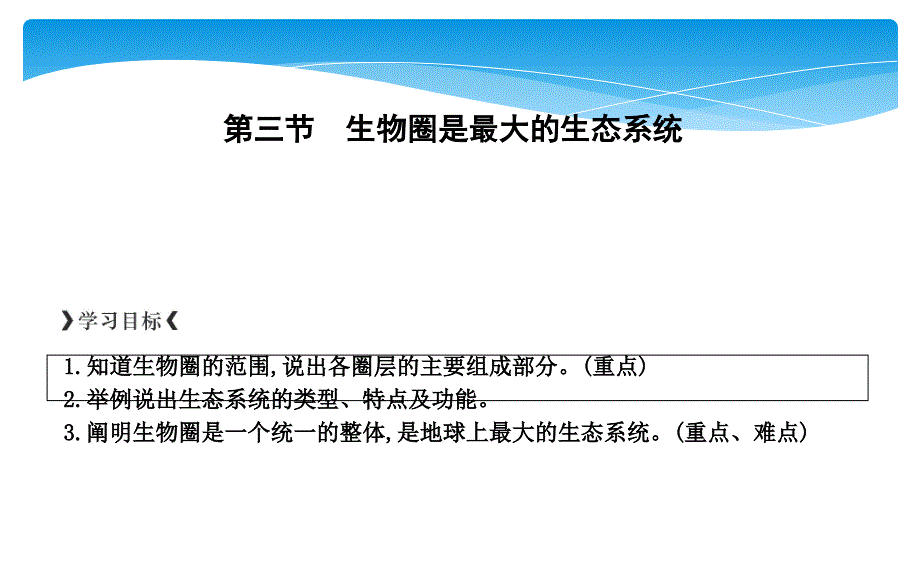 第三节　生物圈是最大的生态系统_第1页