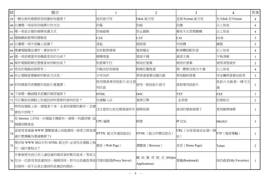 教师资讯检测题库.doc_第5页