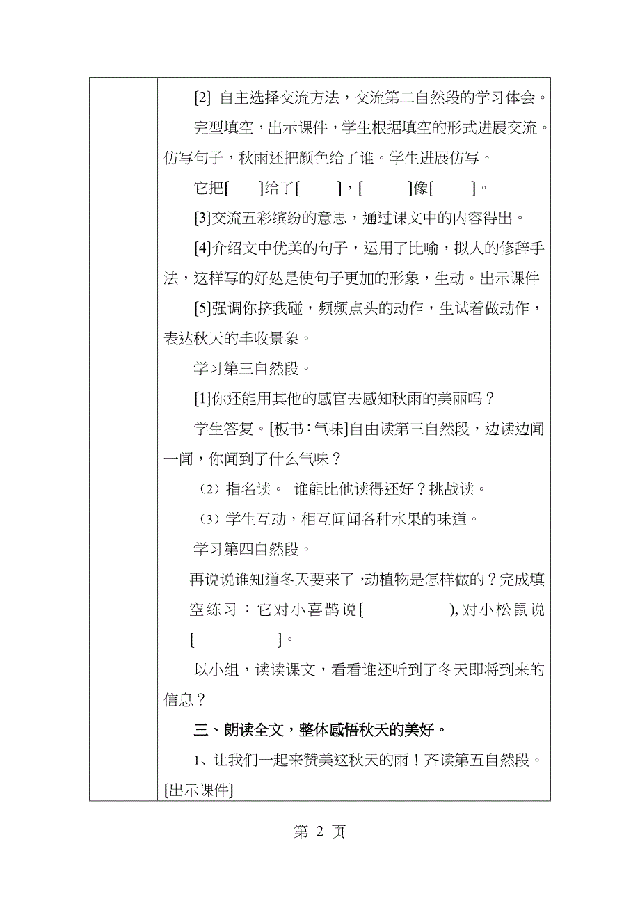 教师听课评课情况记录表模板_第2页