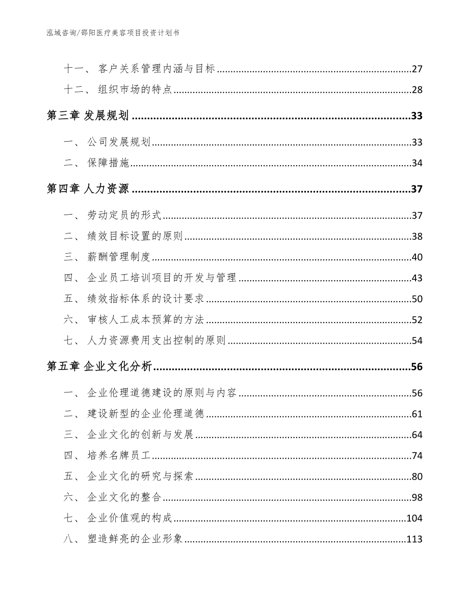 邵阳医疗美容项目投资计划书_第2页