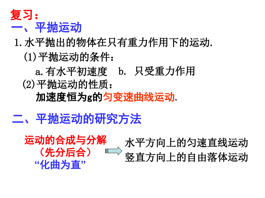 52平抛运动习题课_第2页