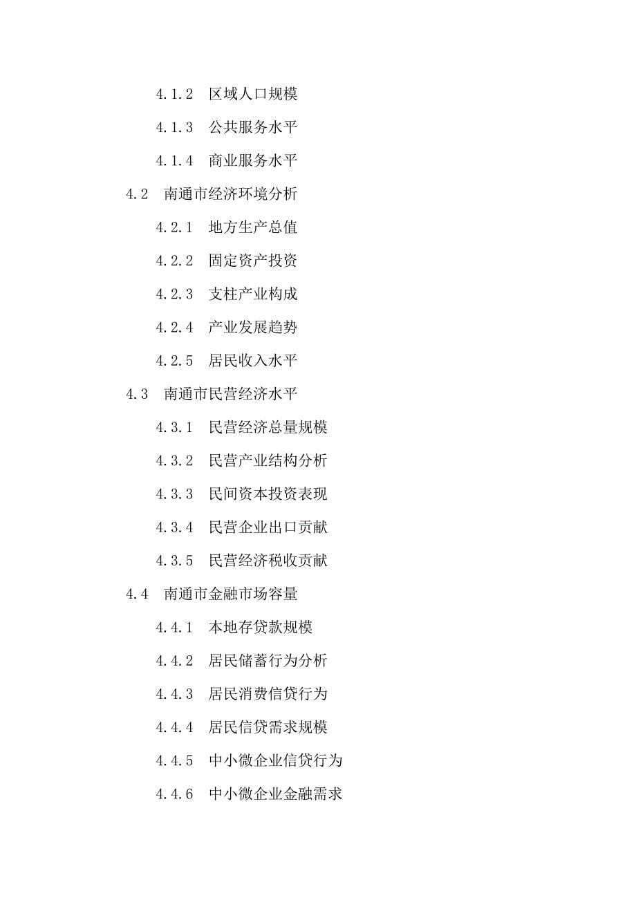 X X市民营银行申请设立可行性报告_第5页