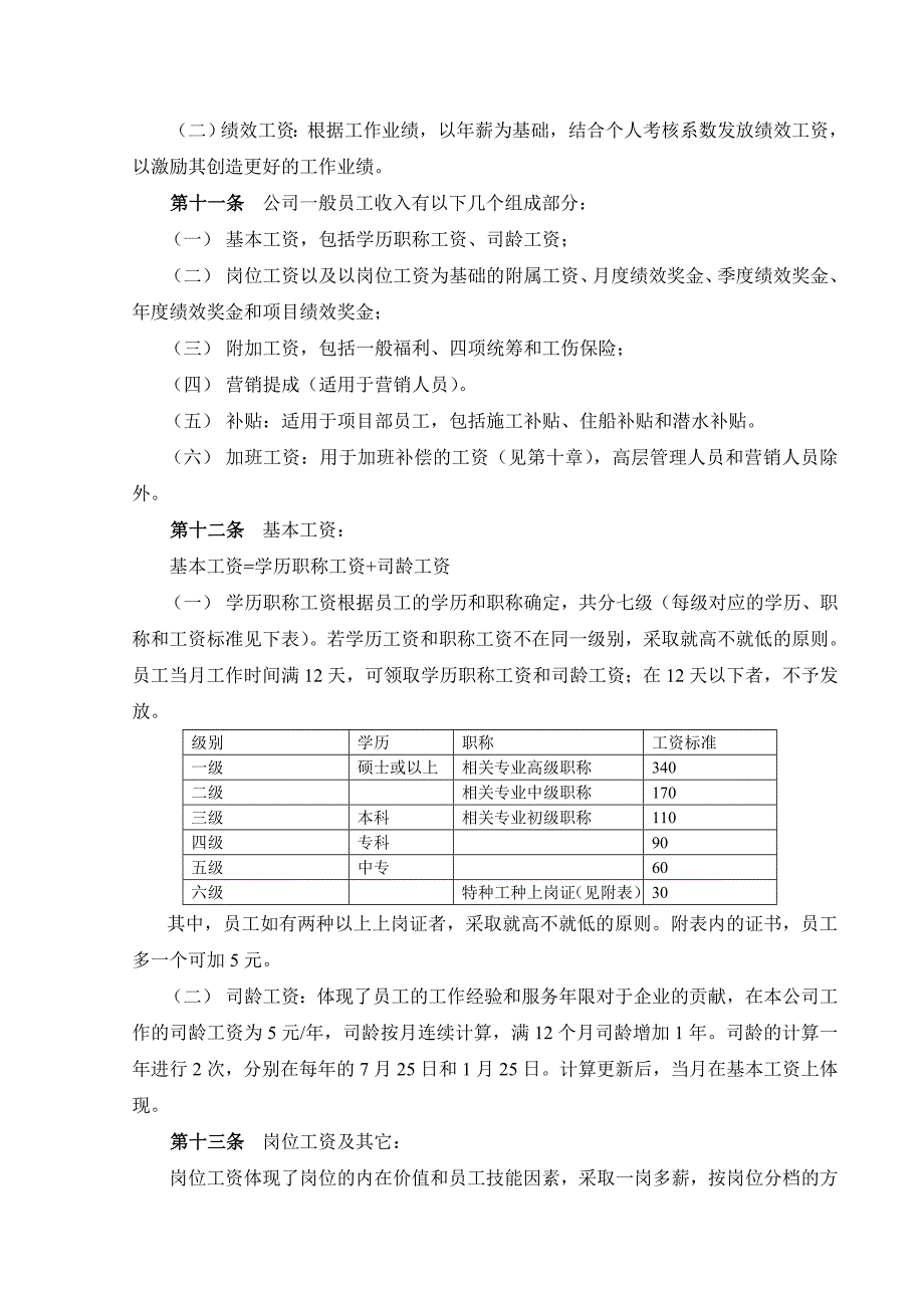 公司薪酬体系设计方案_第4页