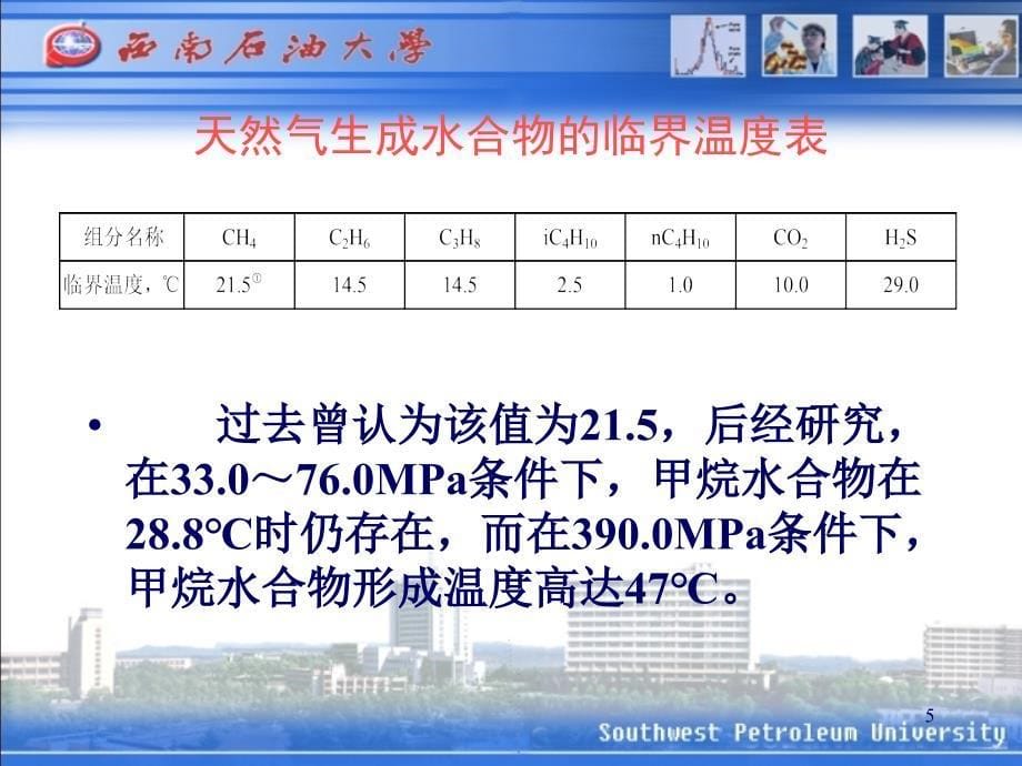 天然气水合物的形成和防治ppt课件_第5页