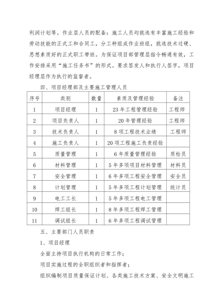 施工组织设计-路灯工程施工组织设计概述_第5页