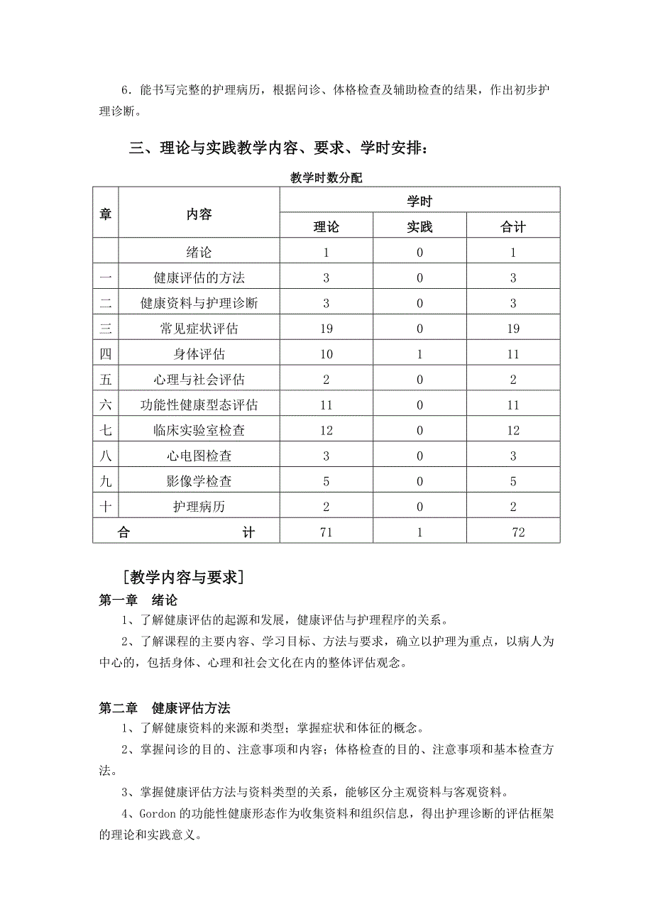 《健康评估》教学大纲(专科).doc_第2页