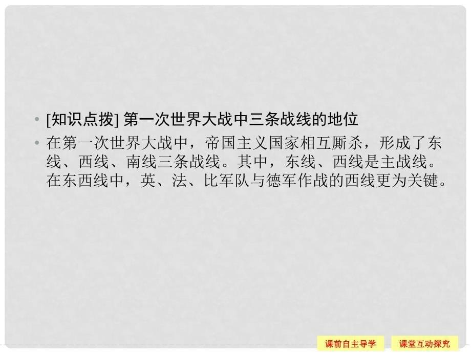 高中历史 第一单元 第一次世界大战 12 旷日持久的战争课件 新人教版选修3_第5页