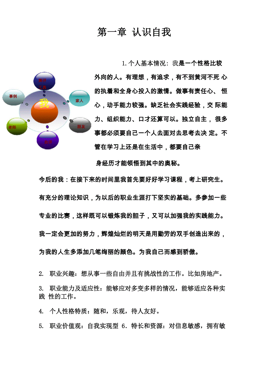 大学生职业生涯规划书范文_第4页