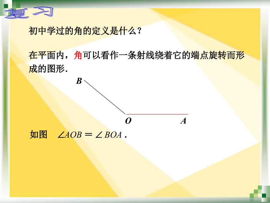 中职数学7.1.1任意角的概念ppt课件_第2页