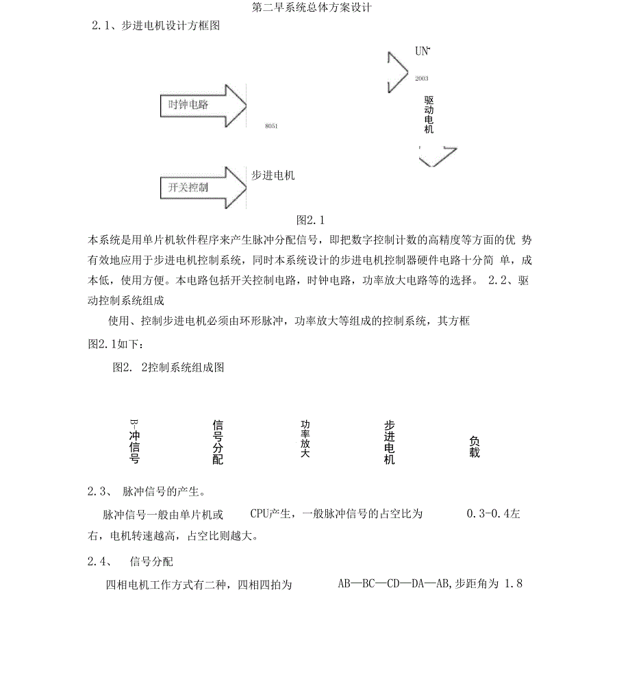 步进电机课程方案设计书[1]_第4页