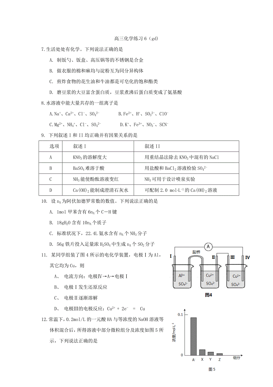 高三化学练习6_第1页