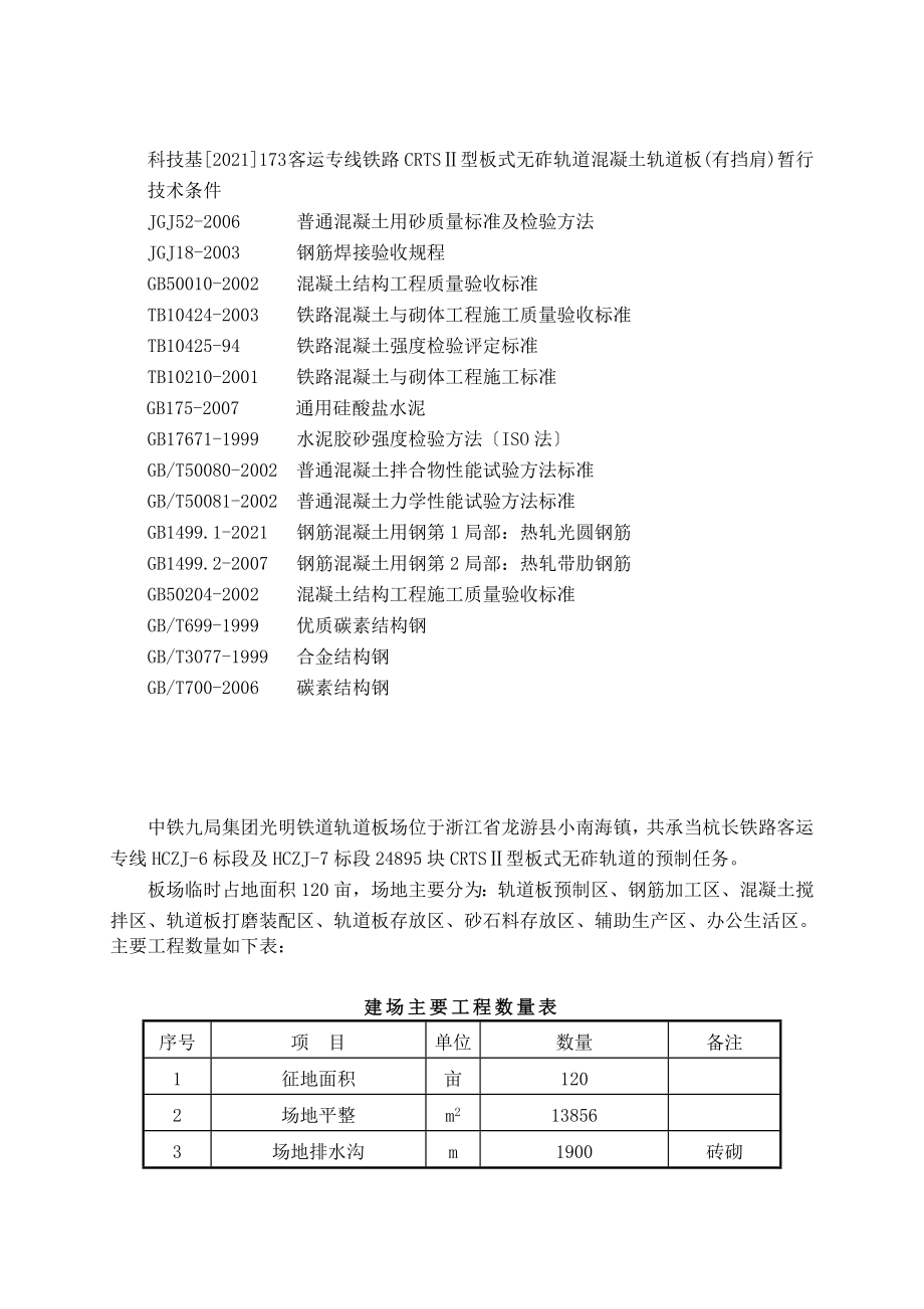 [毕业设计]中铁九局集团有限公司光明铁道轨道板场施工设计_第3页