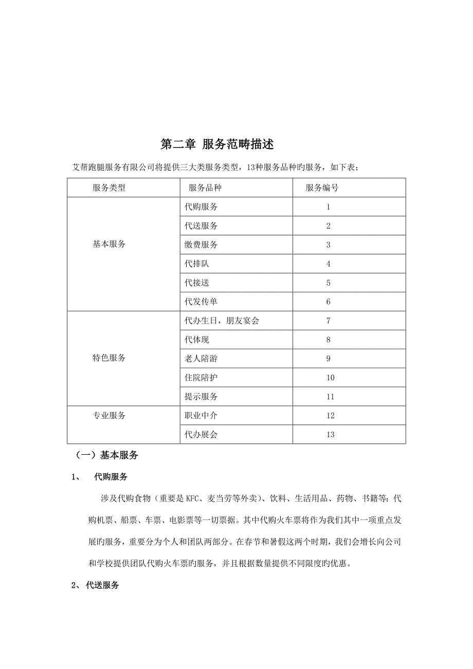 跑腿公司创业综合计划书_第4页