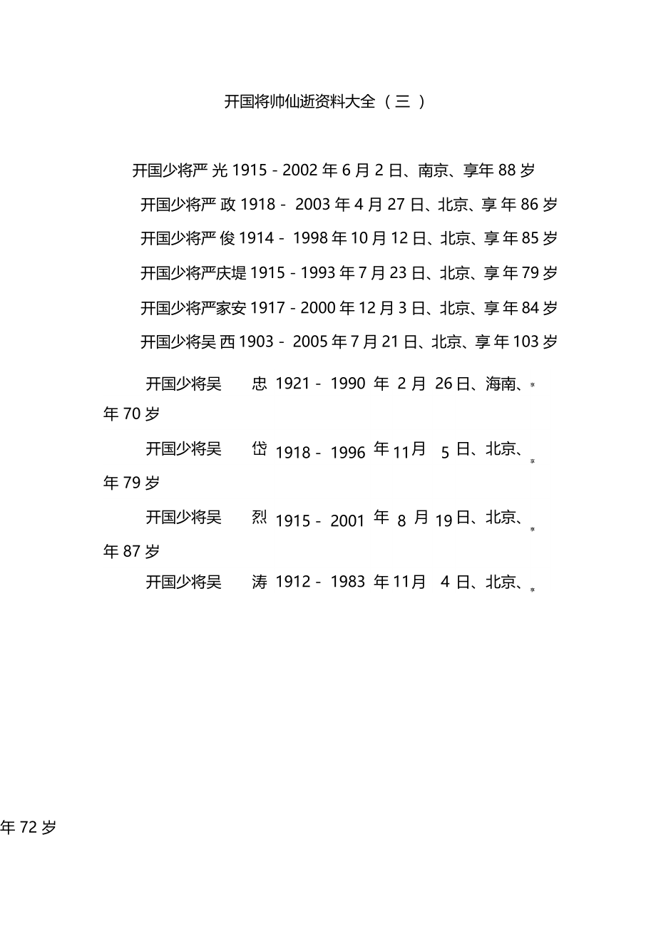 开国将帅仙逝资料大全三_第1页