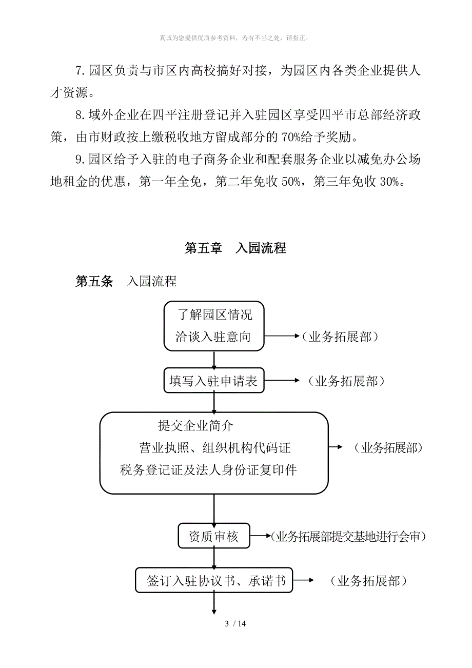 电子商务产业园入驻企业管理制度_第3页