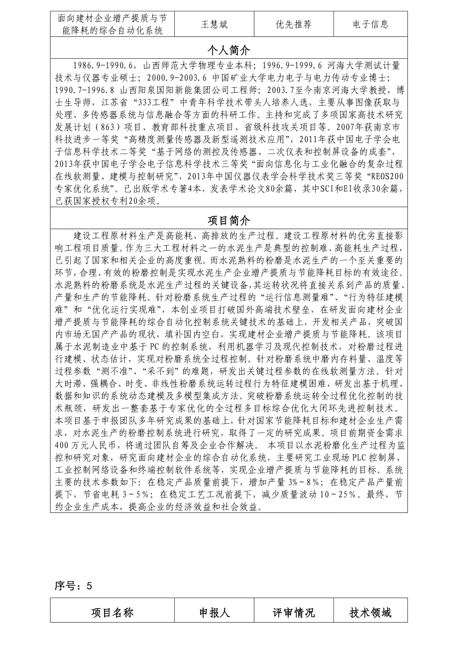 拟入选第二期洪城计划人才项目情况汇总表南昌市人力资源和_第4页