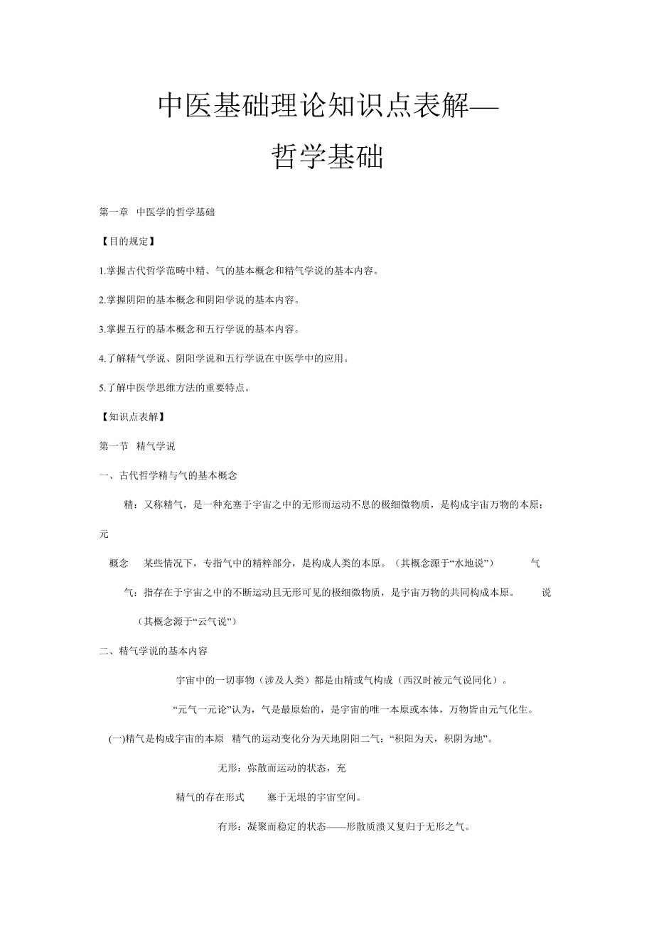 2023年中医基础理论知识点表解_第1页