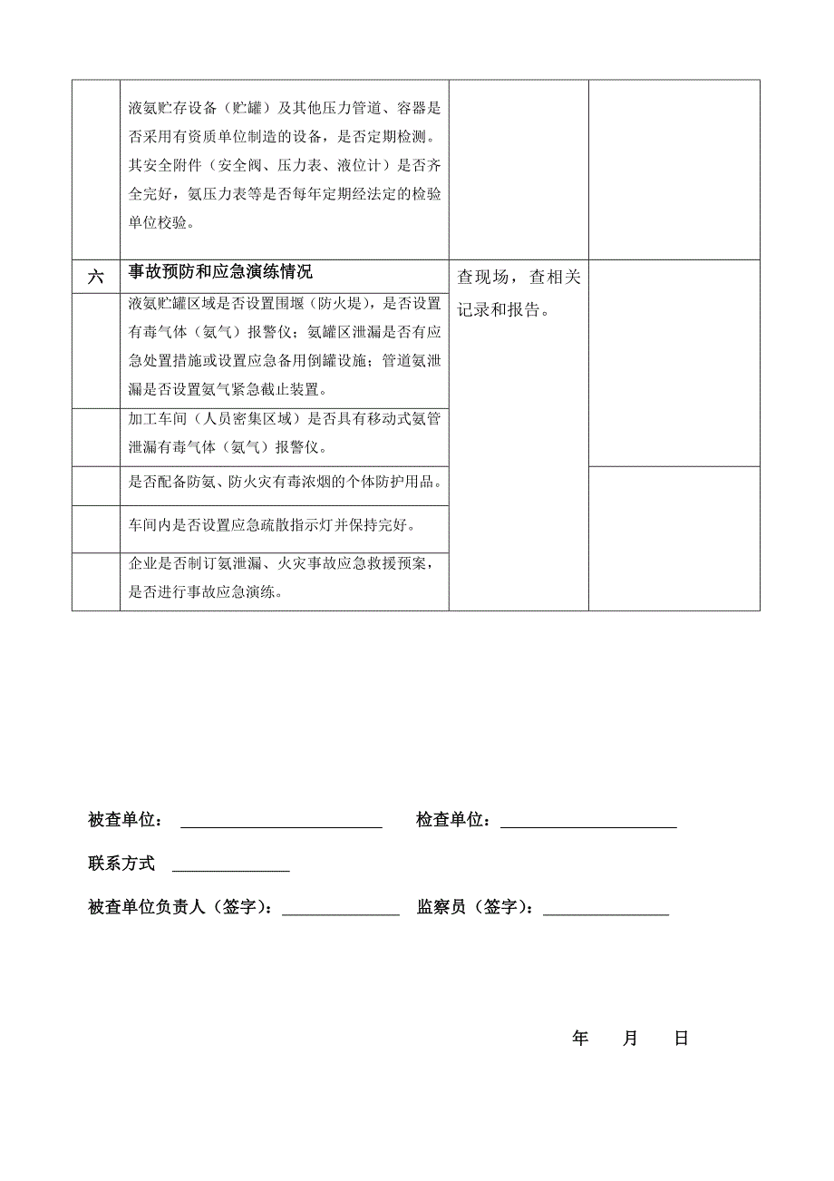 冷冻(冷库)企业安全检查表_第4页