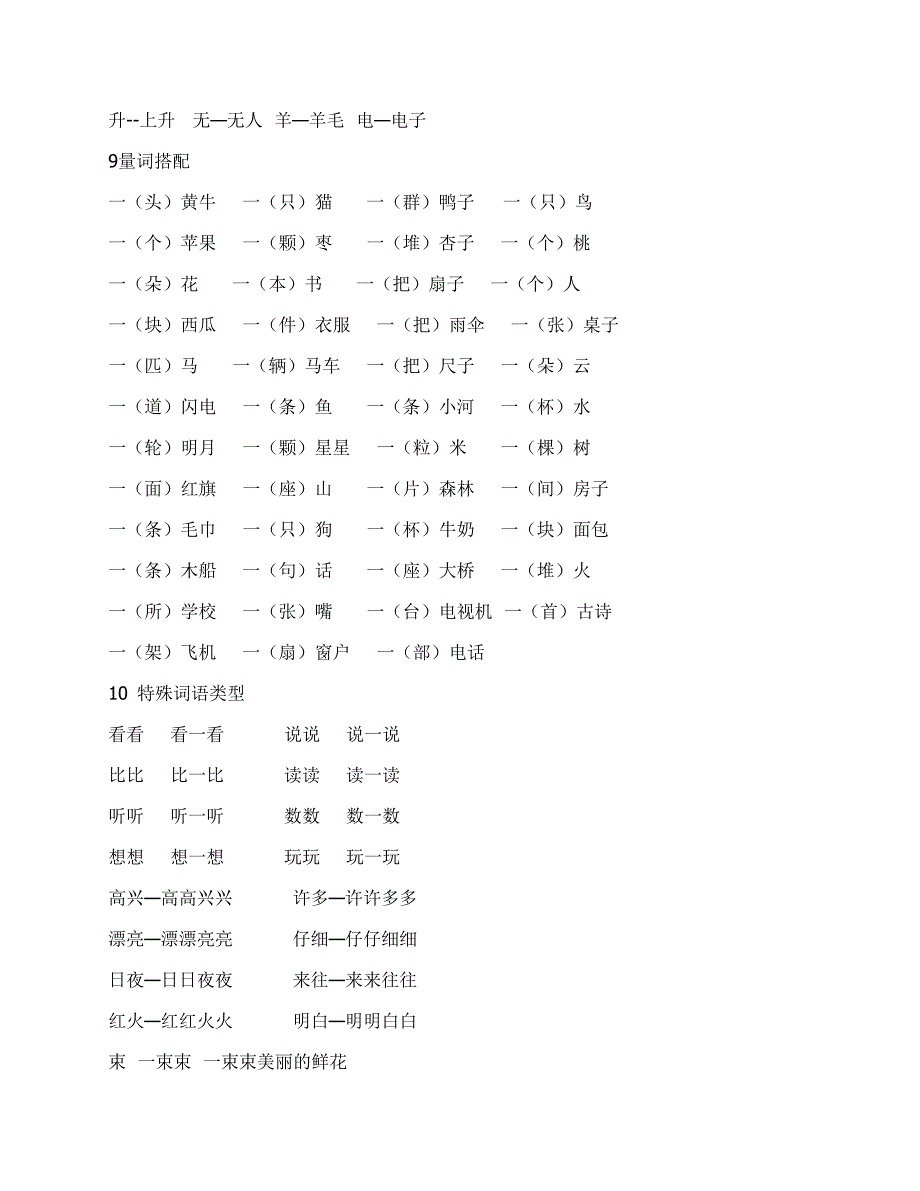 小学语文一年级上册整理复习_第4页