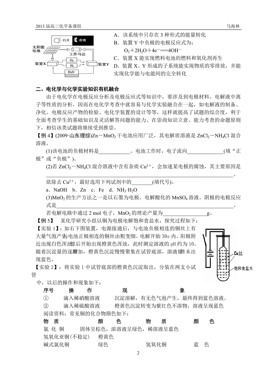 电化学高考命题的探究_第2页