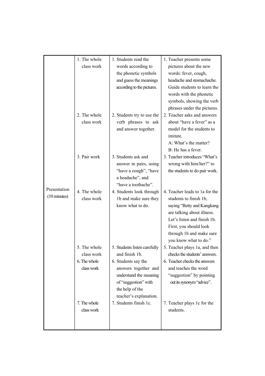 仁爱版八年级上英语教学案例设计Unit 2Topic 1Section A_第3页