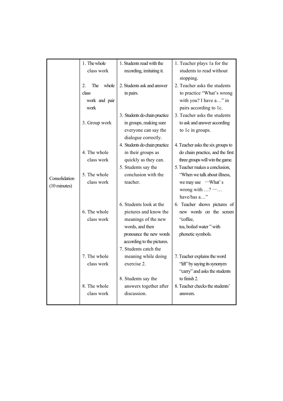 仁爱版八年级上英语教学案例设计Unit 2Topic 1Section A_第4页