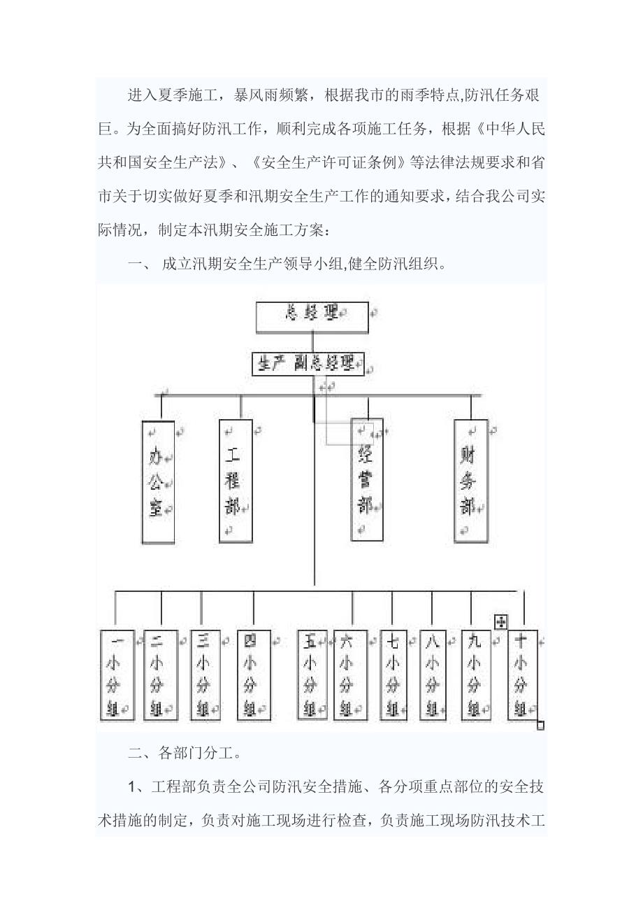 汛期施工方案13603_第1页