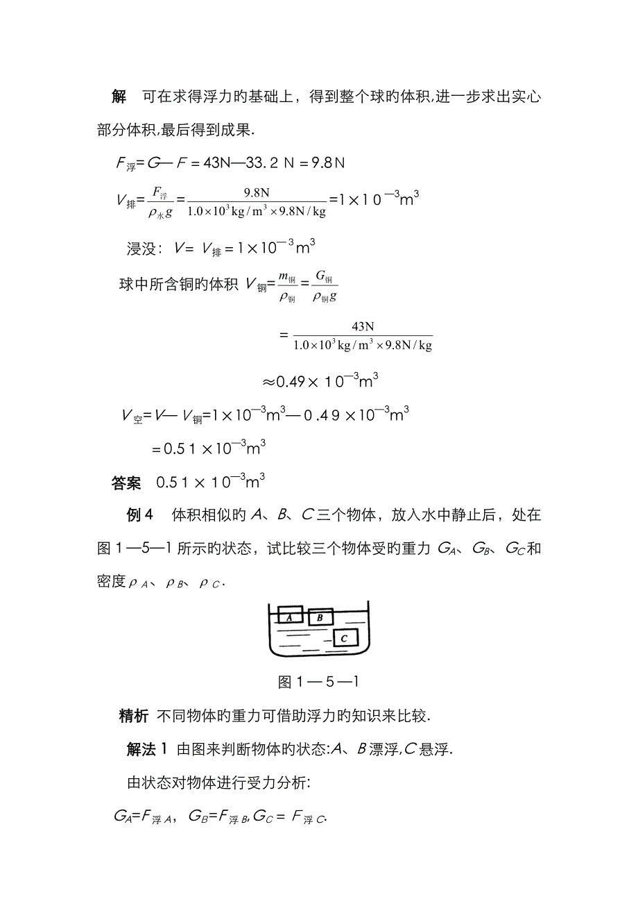 浮力经典例题及详解(强烈推荐)_第3页