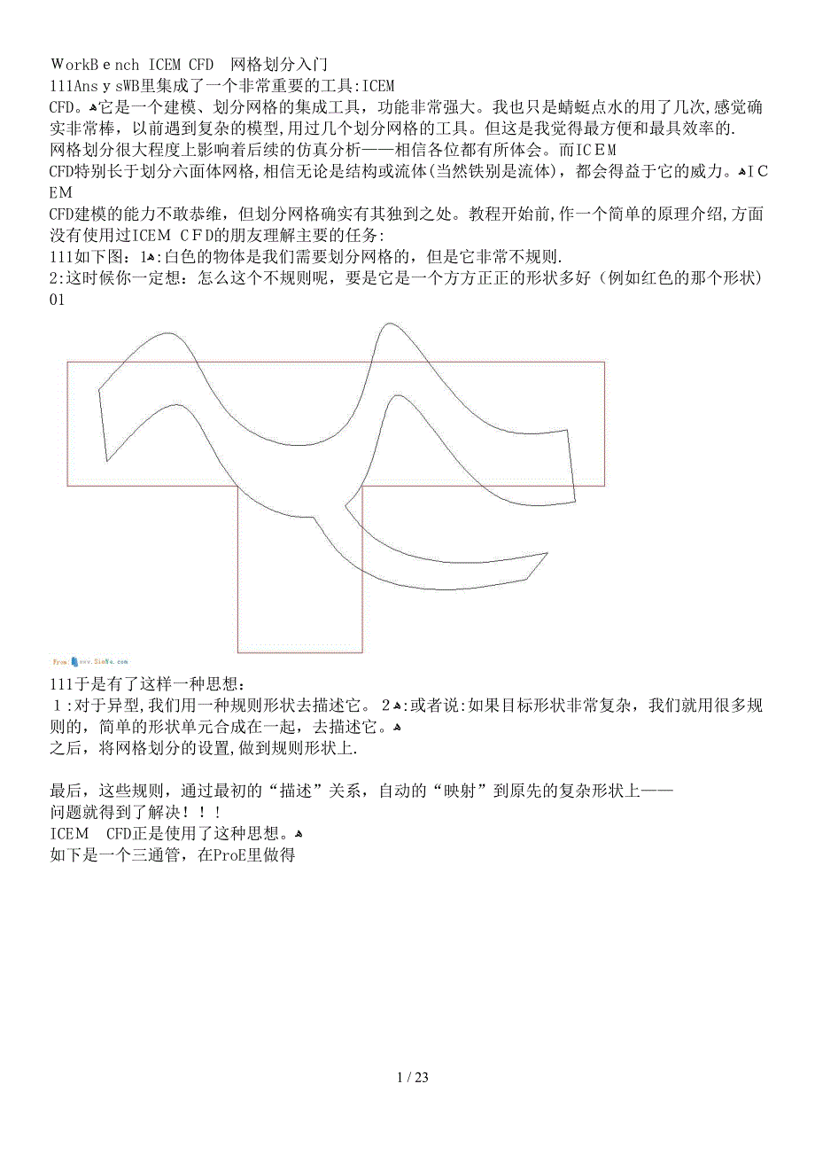 ICEM-CFD-网格划分入门(1)_第1页