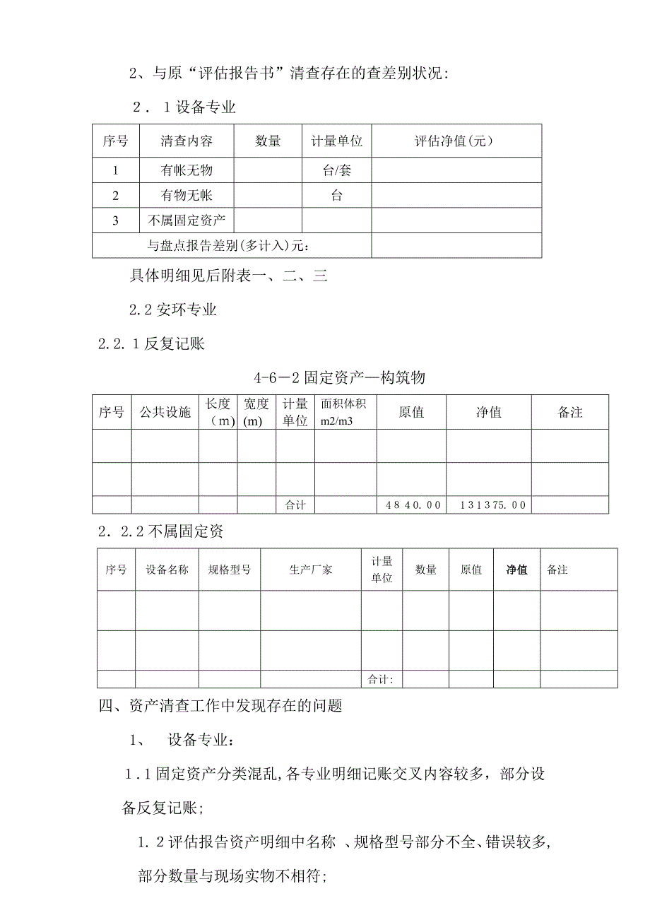 固定资产盘点报告(模板)_第3页