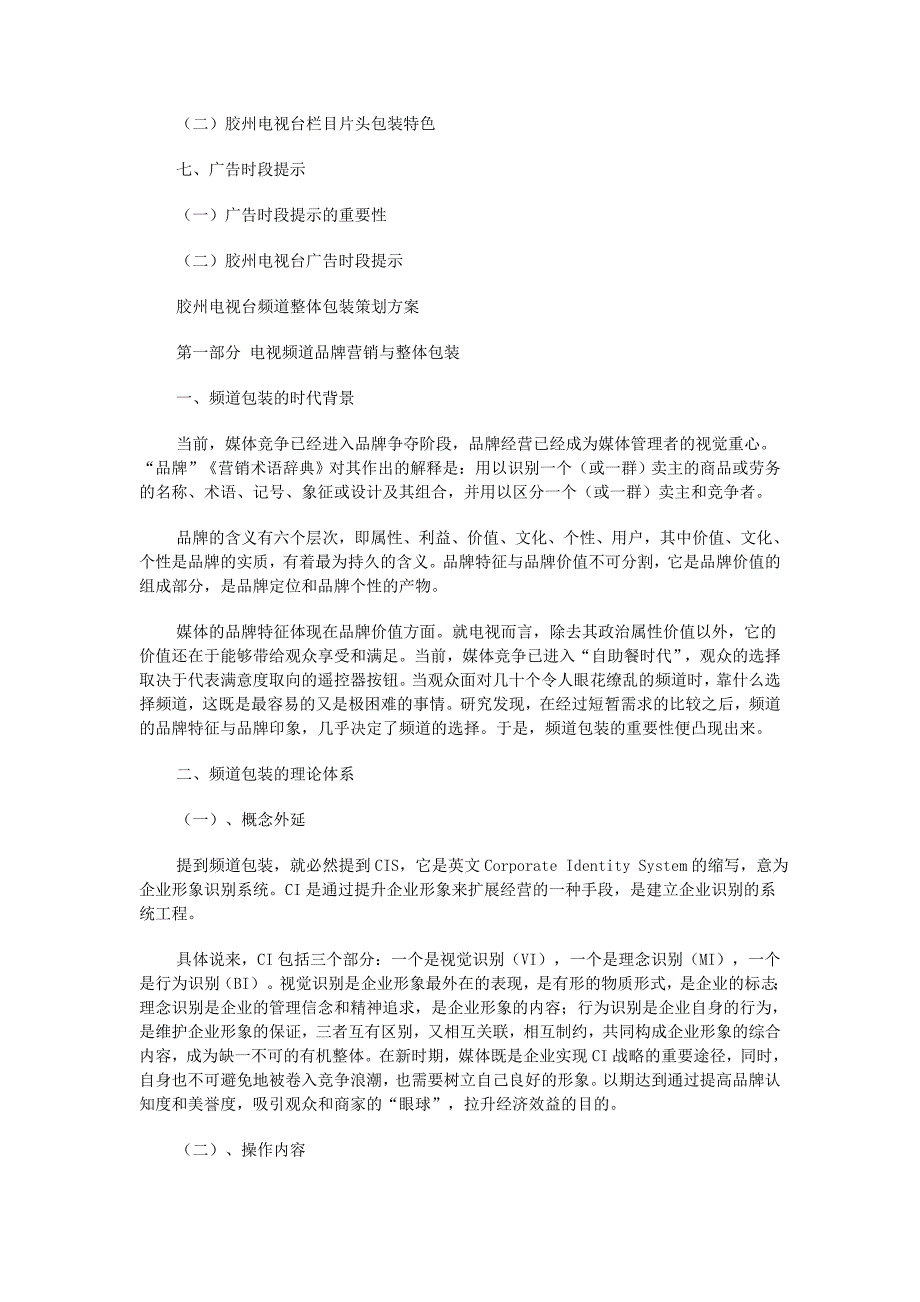 某电视台频道包装策划方案_第4页