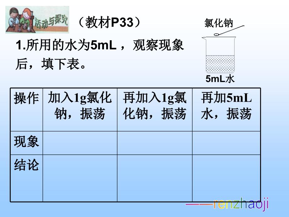 溶解度第一课时_第3页