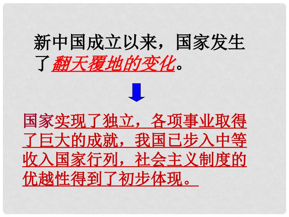 九年级道德与法治上册 第一单元 认识国情 爱我中华 1.1 感知祖国发展的脉动 第二框《初级阶段的社会主义》课件 粤教版_第4页