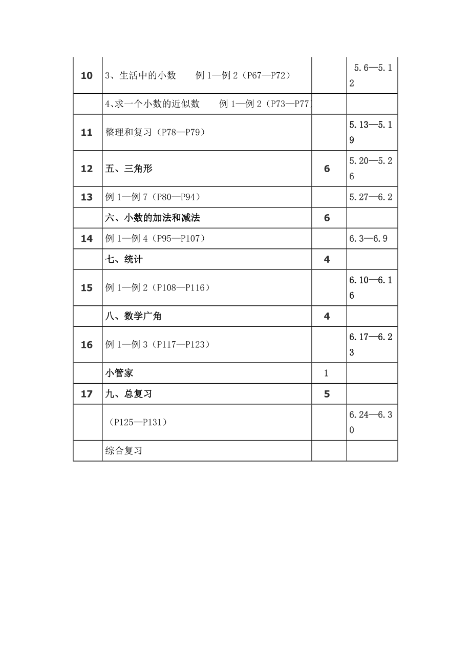 四年级数学下册全册导学案合集_第4页