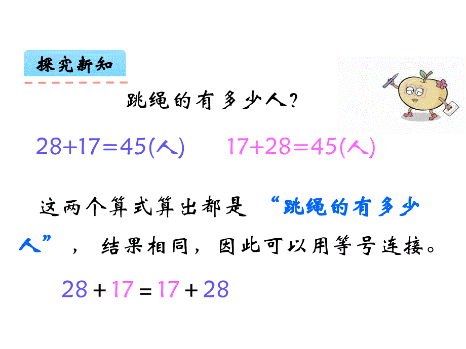 四年级数学下册六运算律第1课时加法交换律和结合律教学课件苏教版_第4页