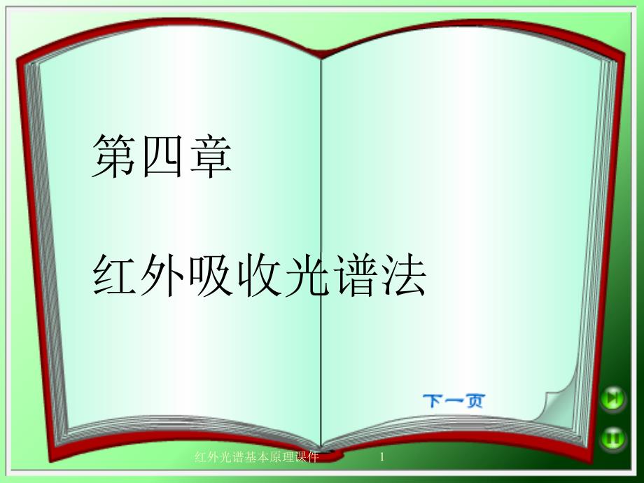 红外光谱基本原理课件_第1页