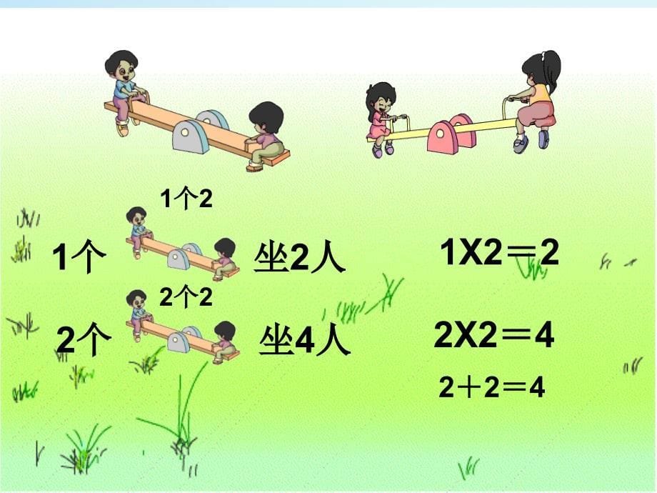 2020苏教版一年级上册数学：2、3、4的乘法口诀课件2_第5页