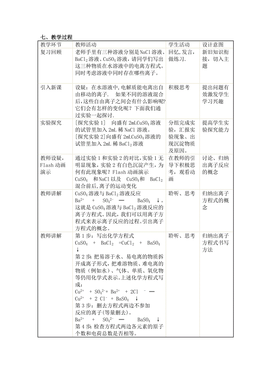 离子反应教学设计_第2页